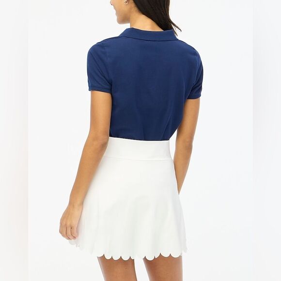 J Crew Factory Active Skort with Scalloped Hem Size XS in White NWT - Picture 3 of 8
